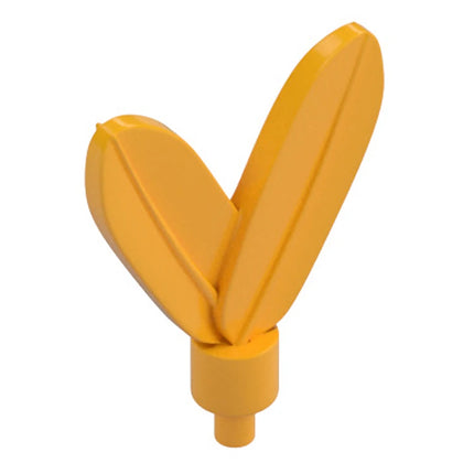 LEGO Minifigure Accessory - Plume Feathers with Small Pin, Light Bright Orange [30126] 6299158