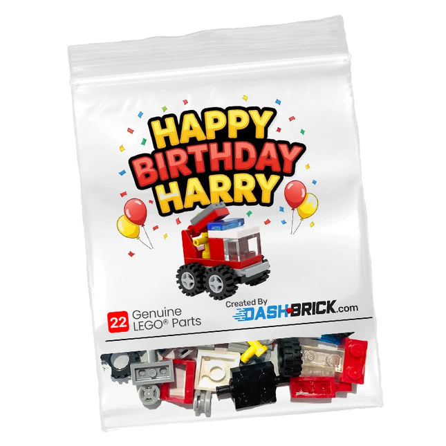 LEGO "Fire Truck - Build-it Party Favour" - Perfect of Themed Birthday Parties! [MiniMOC]