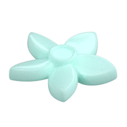 LEGO Flower, Pointed Petals and Pin, Light Aqua [18853] 6500671