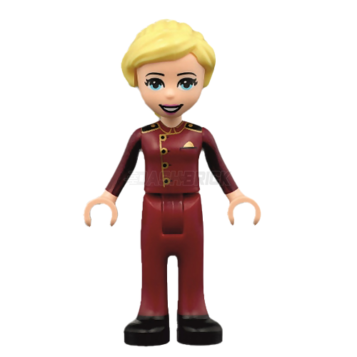 LEGO Minifigure - Friends Stephanie - Dark Red Usher Uniform [FRIENDS]