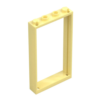 LEGO Door Frame 1 x 4 x 6, Two Holes, Bright Light Yellow [60596 / 40289] 6538463