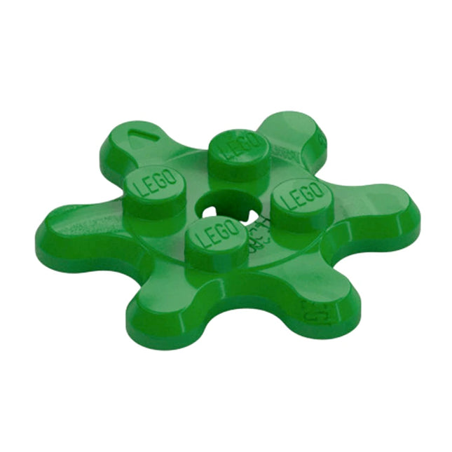 LEGO Plate, Round 2 x 2 Gear 6 Tooth, Green [35442] 6328186