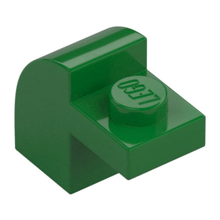 LEGO Slope, Curved 2 x 1 x 1 1/3 with Recessed Stud, Green [6091] 6374489