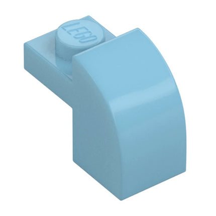 LEGO Slope, Curved Arch 2 x 1 x 1 1/3, Recessed Stud, Medium Azure [6091] 6335566