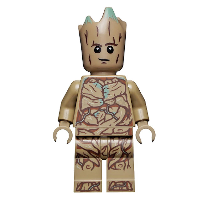 LEGO Minifigure - Groot, Teen Groot - Dark Tan, Infinity Saga (2017) [MARVEL]