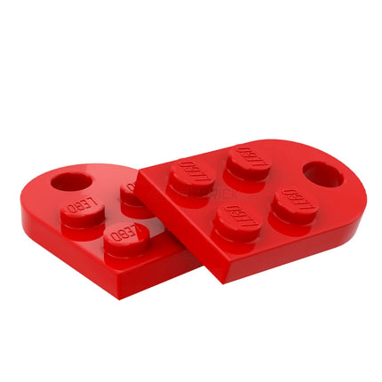 LEGO "Two Piece Heart" - 2 x Plate, Modified 2 x 3 with Hole [3176] 4188189