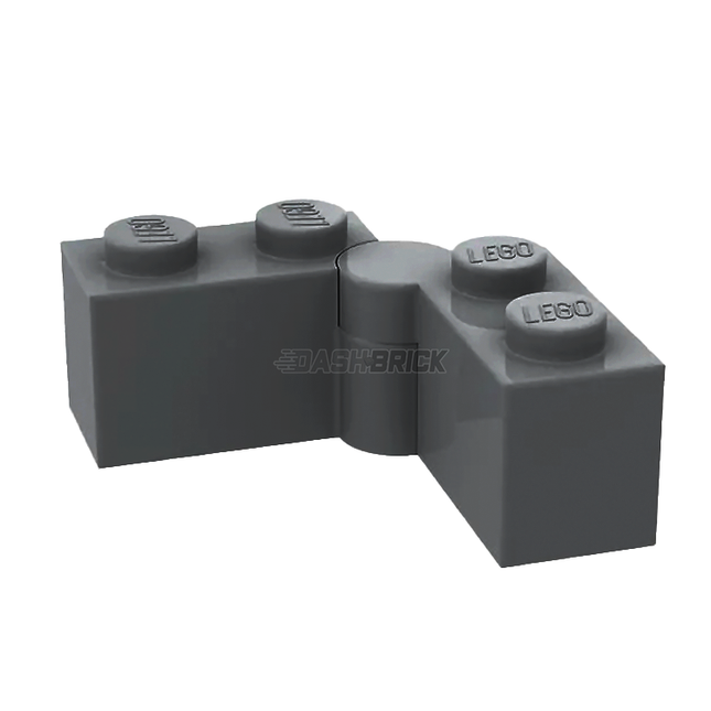 LEGO Hinge Brick 1 x 4 Swivel Top & Bottom, Dark Grey [3830 / 3831] 6327414 4210795