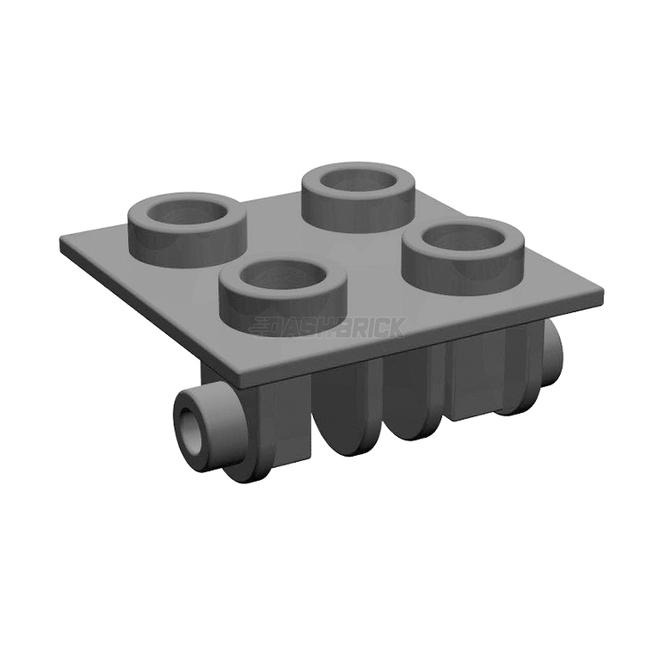 LEGO Hinge Brick 2 x 2 Top Plate, Light Grey [6134] 4211881