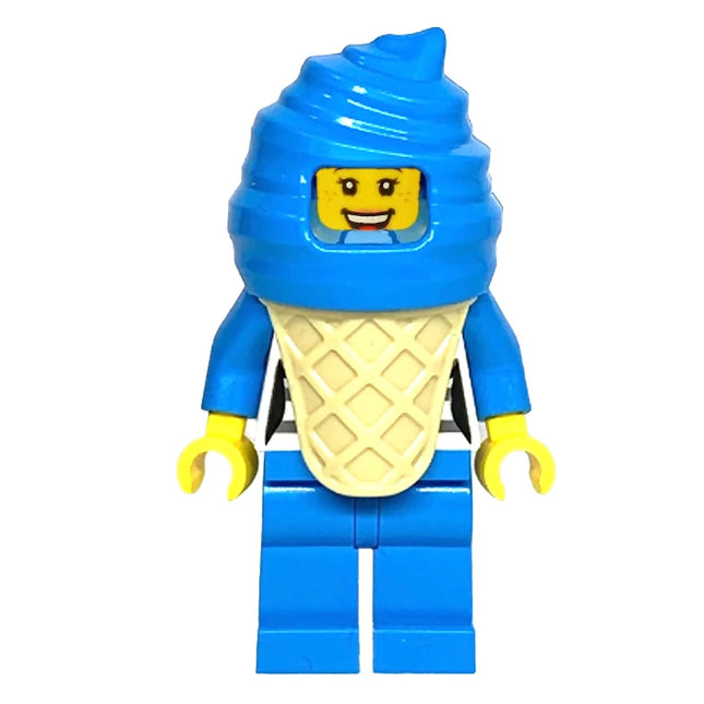 LEGO Minifigure - Ice Cream Suit, Dark Azure (2022) [CITY]