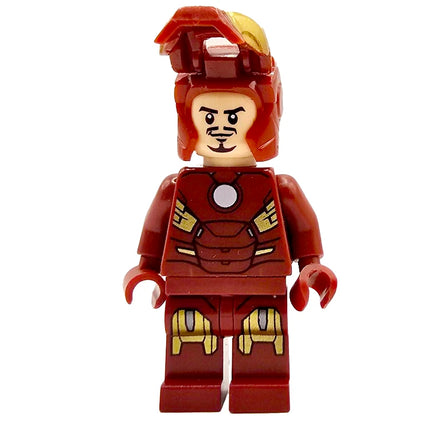 LEGO Minifigure - Iron Man - Mark 7 Armor, Small Helmet Visor (2016) [MARVEL]