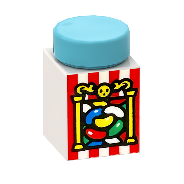 LEGO Minifigure Accessory - Jellybean Jar (HP Bertie Bott's Beans) [3005pb051]