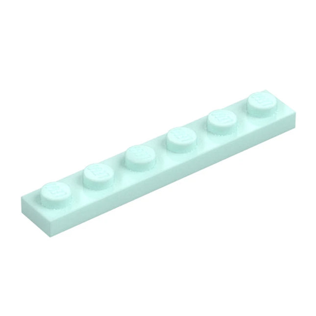 LEGO Plate, 1 x 6, Light Aqua [3666] 6146702