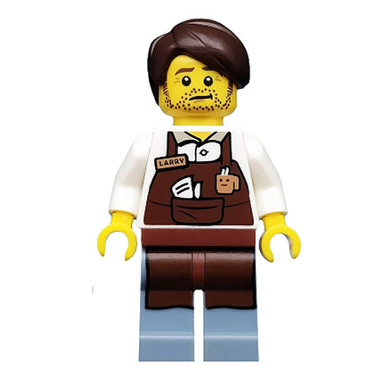 LEGO Minifigure - Larry the Barista (2014) [The LEGO Movie]