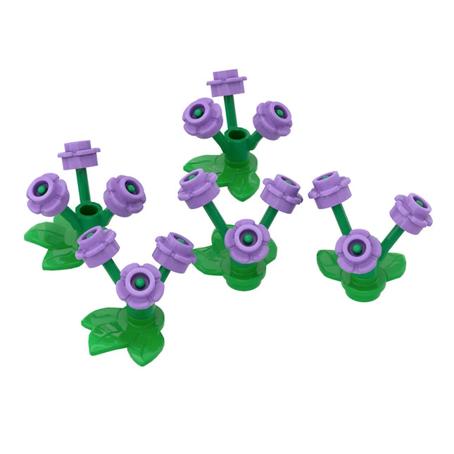 LEGO Flower Sets, Medium Lavender [24866, 32607 & 24855]