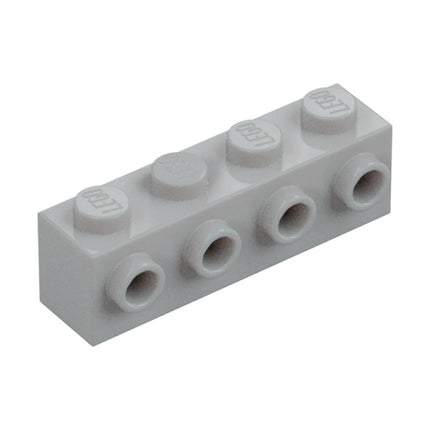 LEGO Brick, Modified 1 x 4, 4 Studs on 1 Side, Light Grey [30414] 4211636