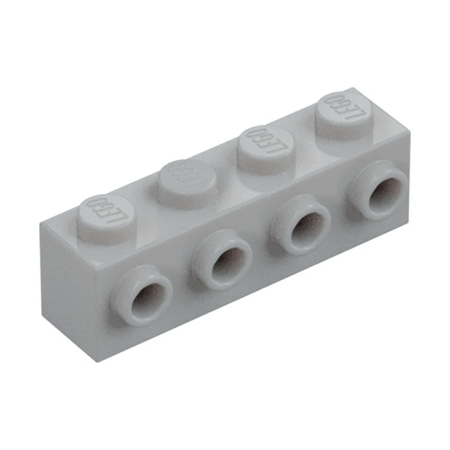 LEGO Brick, Modified 1 x 4, 4 Studs on 1 Side, Light Grey [30414] 4211636