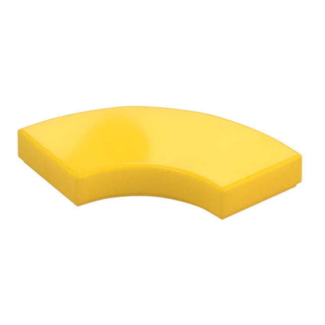 LEGO Tile, Round Corner 2 x 2 Macaroni, Yellow [27925] 6275508