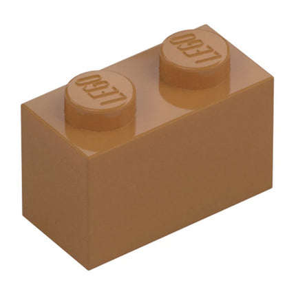 LEGO Brick 1 x 2, Medium Nougat [3004] 4569382