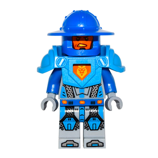 LEGO Minifigure - Royal Soldier / King's Guard - Blue Helmet with Broad Brim (2016) [NEXO KNIGHTS]