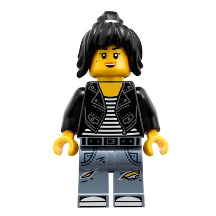 LEGO Minifigure - Nya - Leather Jacket and Jeans High School Outfit (2017) [NINJAGO]