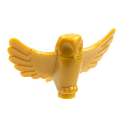 LEGO Minifigures Animal - Owl, Spread Wings, Pearl Gold [67632] 6352684