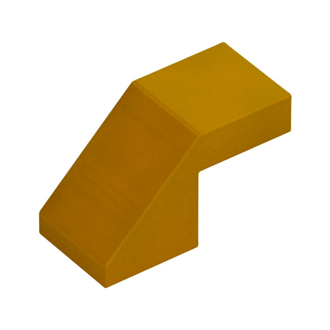 LEGO Slope 45 2 x 1 with Cutout without Stud, Pearl Gold [28192] 6287530