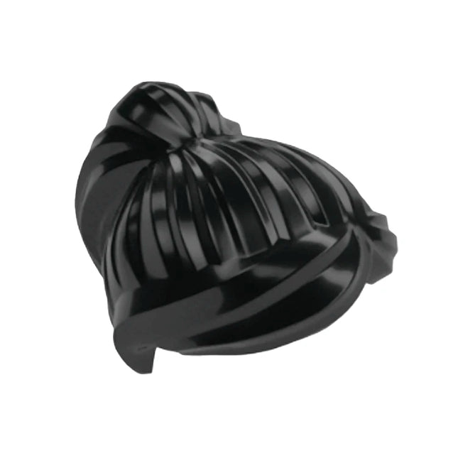 LEGO Minifigure Part - Hair Female Ponytail, Swept Sideways Fringe, Black [87990]