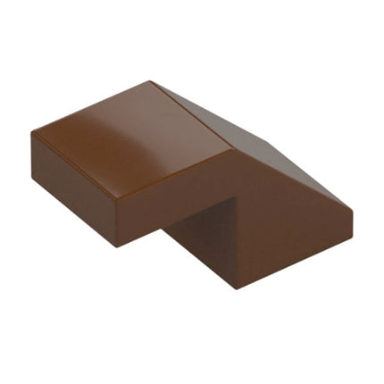 LEGO Slope 45 2 x 1 with Cutout without Stud, Reddish Brown [28192] 6248854