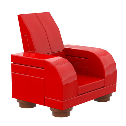 LEGO "Easy Recliner" - Adjustable Sofa Chair, Red [MiniMOC]