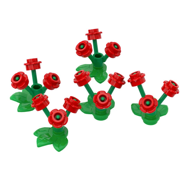 LEGO Flower Sets, Red [24866, 32607 & 24855]