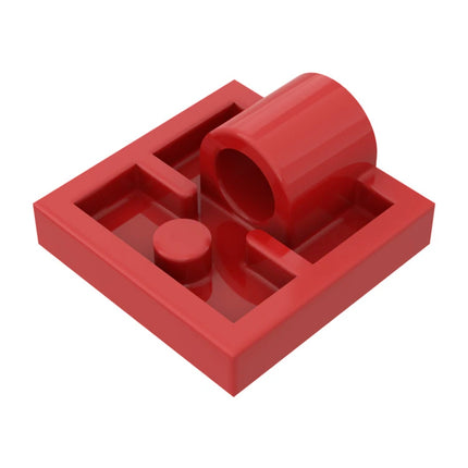 LEGO Plate, Modified 2 x 2 with Pin Hole, Red [10247] 6014616