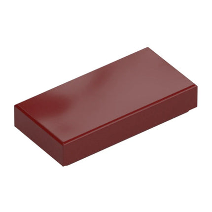 LEGO Tile 1 x 2, Dark Red [3069b] 4539090