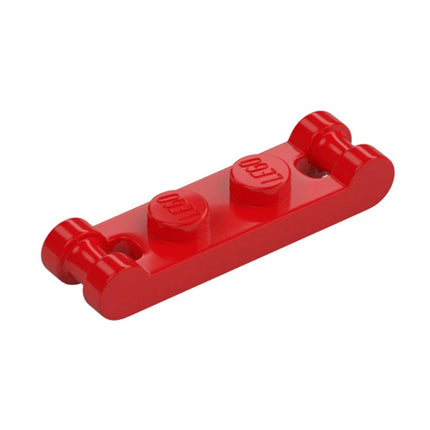 LEGO Plate, Modified 1 x 2 with Bar Handles on Ends, Red [18649] 6286215