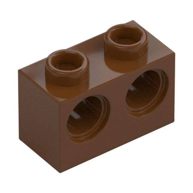 LEGO Technic, Brick 1 x 2 with Holes, Reddish Brown [32000] 6151461