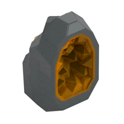 LEGO Rock 1 x 1 Geode with Glitter Trans-Orange Pink Crystal [49656pb09] 6533761