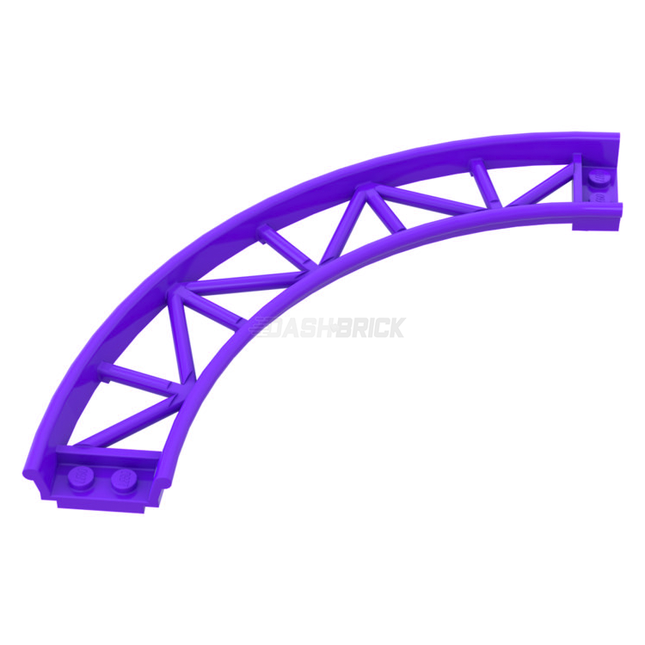 LEGO Train, Track Roller Coaster Curve, 90 degrees, Dark Purple [6210815] 6210815