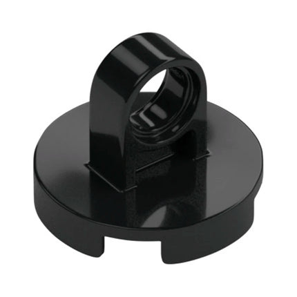 LEGO Tile, Round 2 x 2, Lifting Ring Thick, Bottom Stud Holder, Black [74698] 6010831