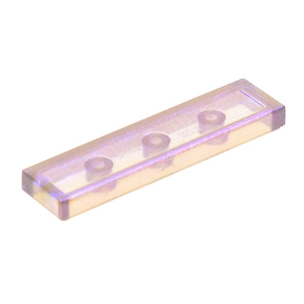 LEGO Tile 1 x 4, Opal Trans-Brown [2431] 6323618