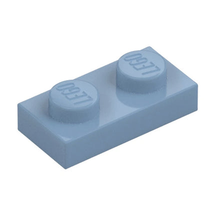 LEGO Plate, 1 x 2, Sand Blue [3023] 6198156