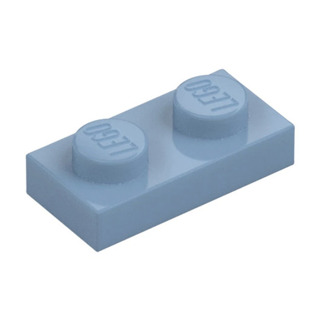 LEGO Plate, 1 x 2, Sand Blue [3023] 6198156