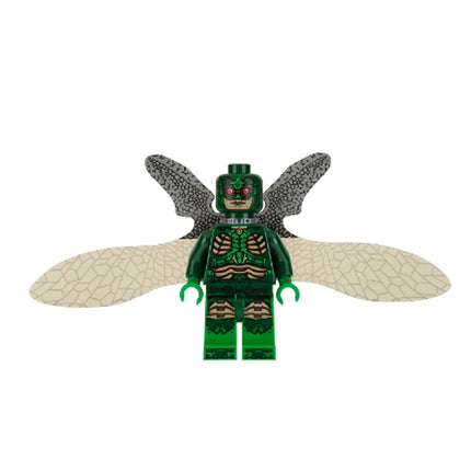 LEGO Minifigure - Parademon - Dark Green, Collapsed Wings, Dawn of Justice (2017) [DC COMICS]
