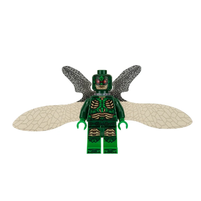LEGO Minifigure - Parademon - Dark Green, Collapsed Wings, Dawn of Justice (2017) [DC COMICS]
