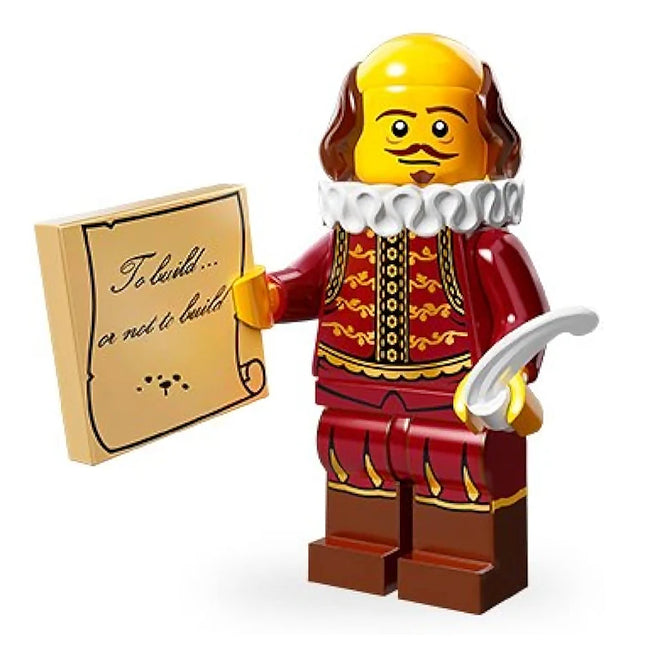 LEGO Collectable Minifigures - William Shakespeare (8 of 16) [The LEGO Movie]