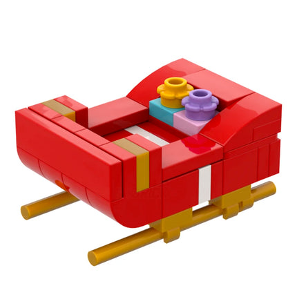 12 Days of Christmas - Santa's Sleigh (8 of 12) Made with Genuine LEGO® [MiniMOC]