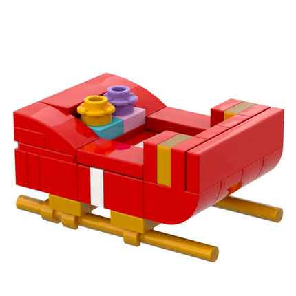 12 Days of Christmas - Santa's Sleigh (8 of 12) Made with Genuine LEGO® [MiniMOC]