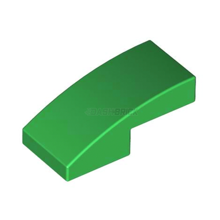 LEGO Slope, Curved 2 x 1 x 2/3, Green [11477] 6047426