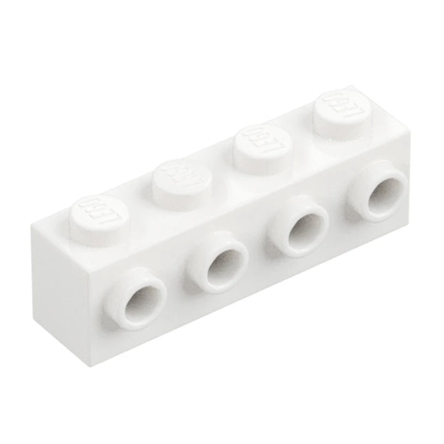 LEGO Brick, Modified 1 x 4, 4 Studs on 1 Side, White [30414] 4143254