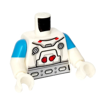 LEGO Minifigure Part - Torso, Spacesuit, Wide Silver Belt [973pb4626c01] 6390702