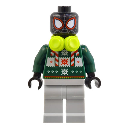 LEGO Minifigure - Spider-Man (Miles Morales) - Holiday Sweater, Headphones (2024) [MARVEL] sh0985