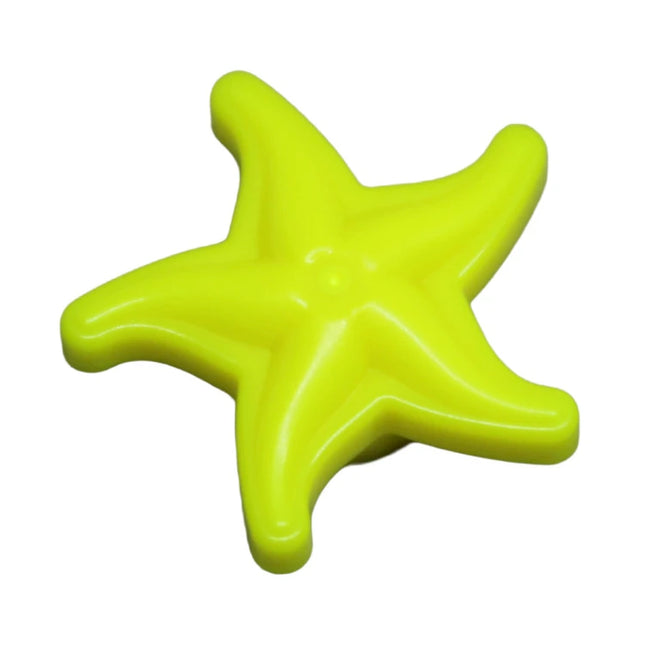 LEGO Minifigure Animal - Starfish / Sea Star, Neon Yellow [49595e]